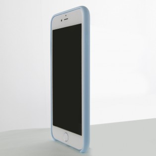 Чохол накладка Liquid Silicone Magnetic Plug iPhone 7 Blue